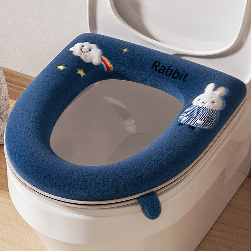 马桶坐垫四季通用厕所坐便套器垫圈秋冬季防水可爱家用马桶垫子