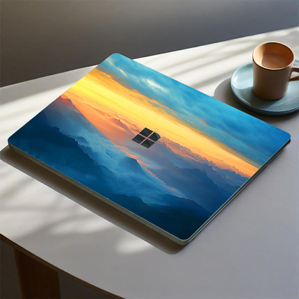 笔记本电脑贴纸适用微软surface go Laptop 2/3/4 pro6/7/8/9贴膜