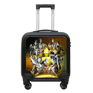 儿童拉杆箱奥特曼新款涂鸦行李箱20寸密码登机箱男小学生旅行皮箱