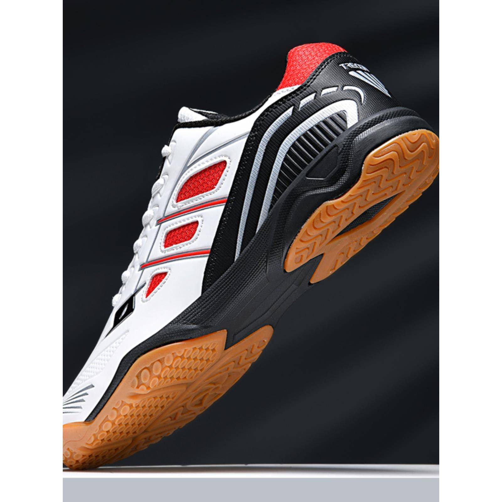 正品打羽毛球鞋牛筋底防水男女成人儿童学生运动鞋魔术贴乒乓球鞋