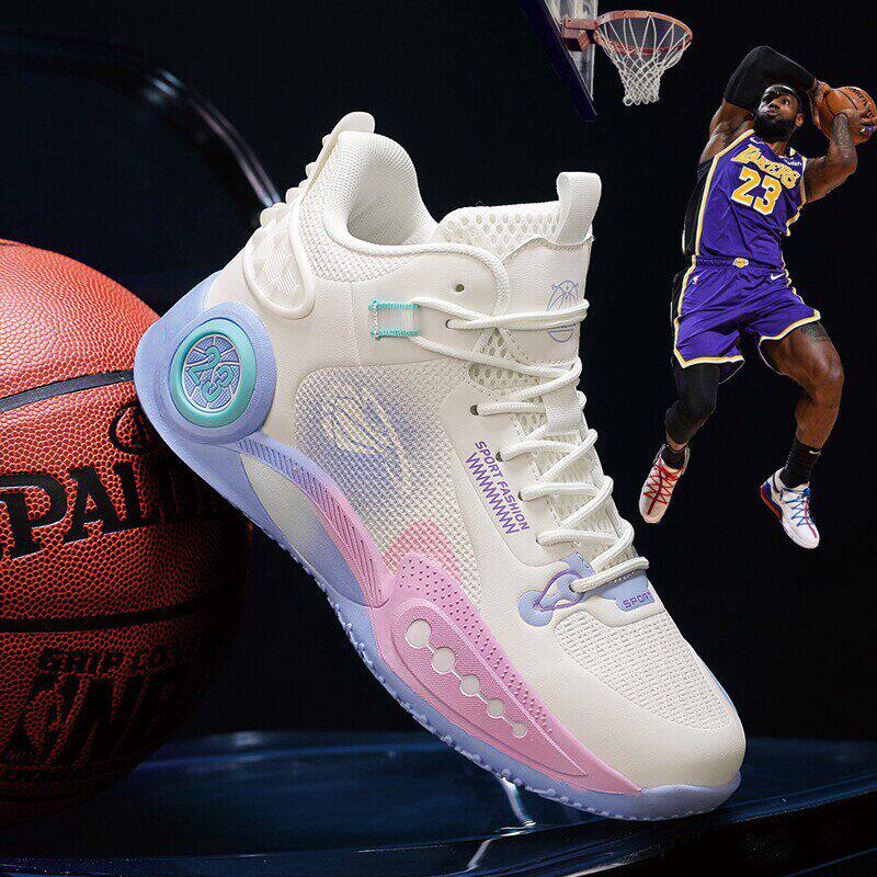 詹姆斯篮球鞋23号防水防滑耐磨实战潮流青少年中小学生儿童运动鞋