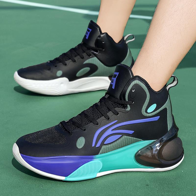 驭帅17代篮球鞋男款青少年学生专业运动鞋气垫实战球鞋儿童大十七