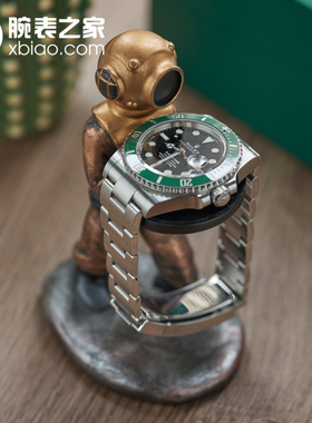 手表托架复古潜水员手表台展示架创意摆件节日礼物腕表之家xbiao