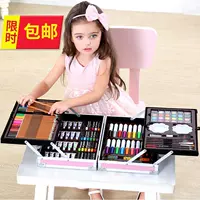 Bút chì màu nước Crayon f vẽ thanh thiết lập trường học cung cấp cho trẻ em công cụ vẽ bảng vẽ - Vẽ nhà cung cấp đồ chơi bé học vẽ