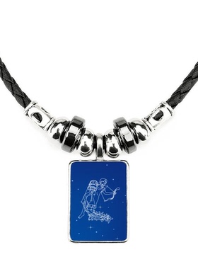 星座饰品合金吊坠