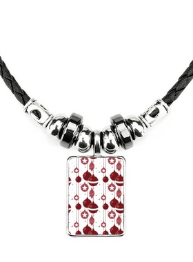 纹样圣诞节饰品合金吊坠