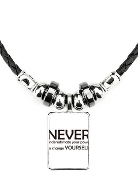 励志饰品合金吊坠