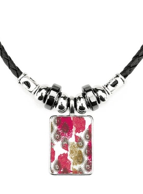 抽象花纹饰品合金吊坠