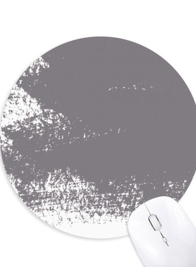 印记抽象花卉北欧插画圆形游戏办公防滑橡胶鼠标垫礼物