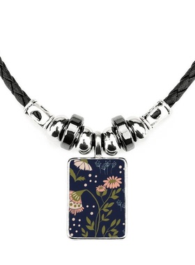 植物饰品合金吊坠