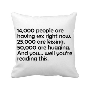 单身狗的情人节方形抱枕靠枕沙发靠垫双面含芯礼物定制简约定做