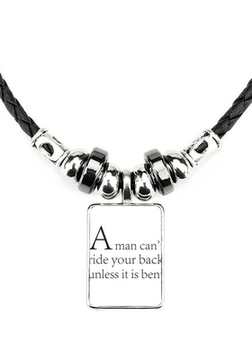 励志饰品合金吊坠