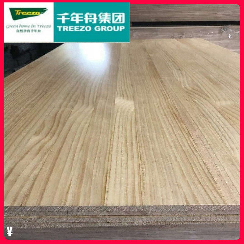 千年舟e0级进口新西兰松木uv烤漆指接直拼衣柜橱柜榻榻米家具板材