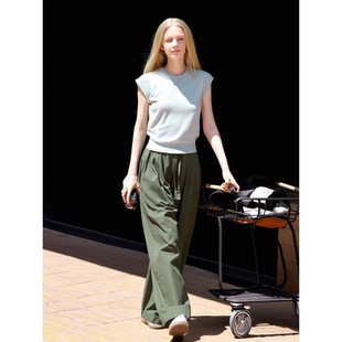 裤 休闲裤 2025夏季 山本风长裤 新款 HUAAPPUW凉感松弛轻户外山系工装