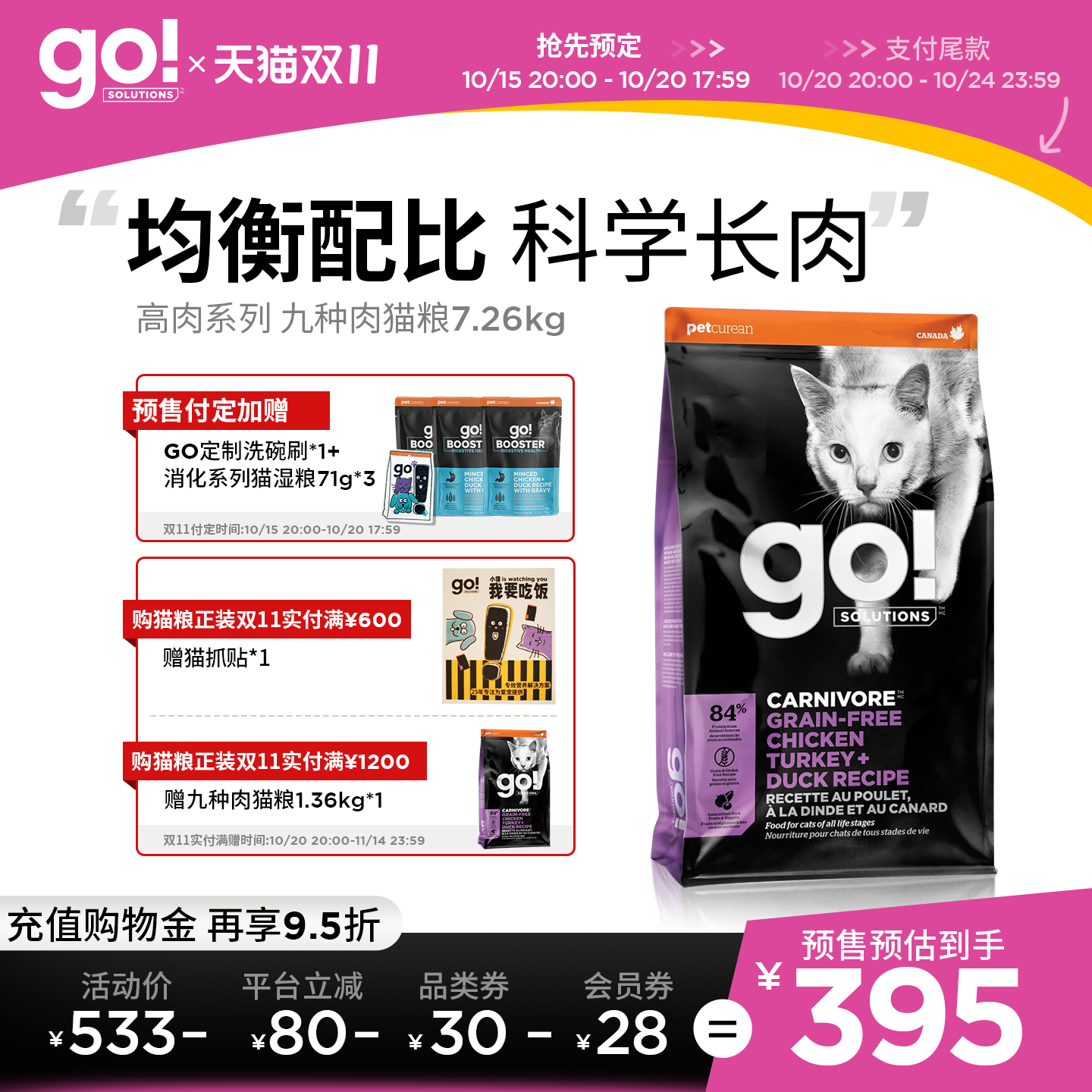 GO进口猫粮猫十大品牌排行榜