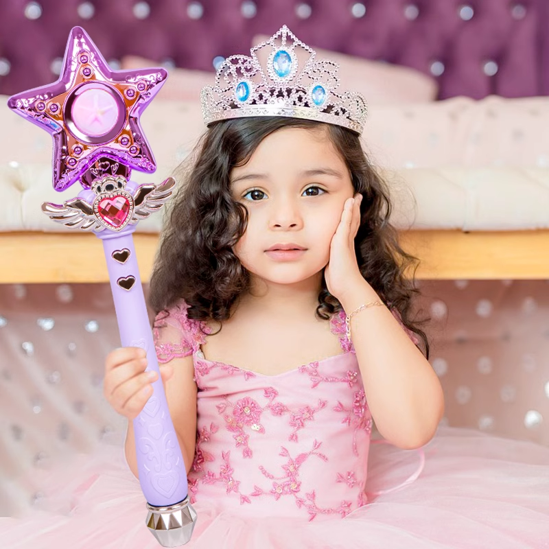仙女棒魔法棒公主闪光音乐 发光儿童玩具女孩魔仙棒小魔仙权杖