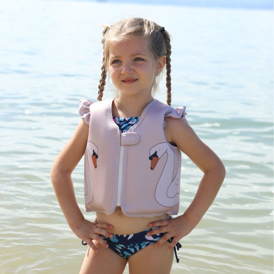 澳洲幼儿童游泳手臂圈浮圈游泳圈救生衣宝宝水袖浮力背心游泳装备
