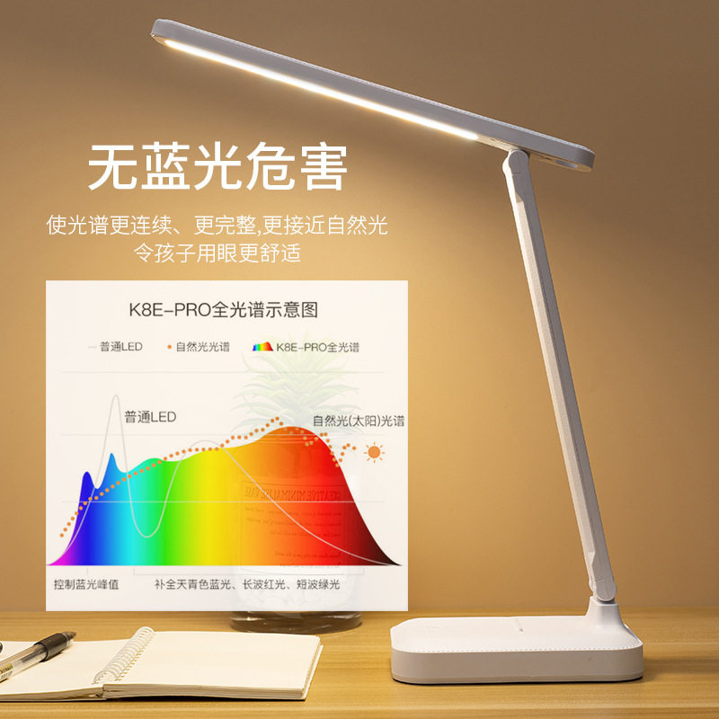led折叠台灯护眼床头灯学生学习专用氛围usb小夜灯卧室宿舍阅读灯