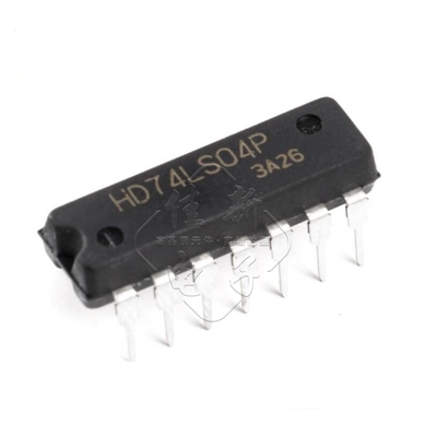 原装正品 直插 HD74LS04P DIP-14 六反相器 逻辑芯片