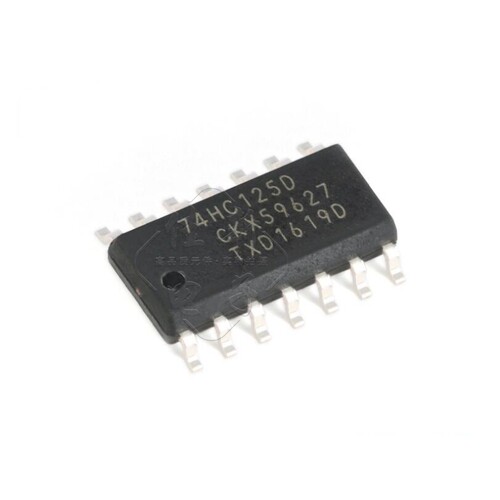 原装正品74HC125D,653 SOIC-14 三态输出的四路缓冲器/线路驱动器