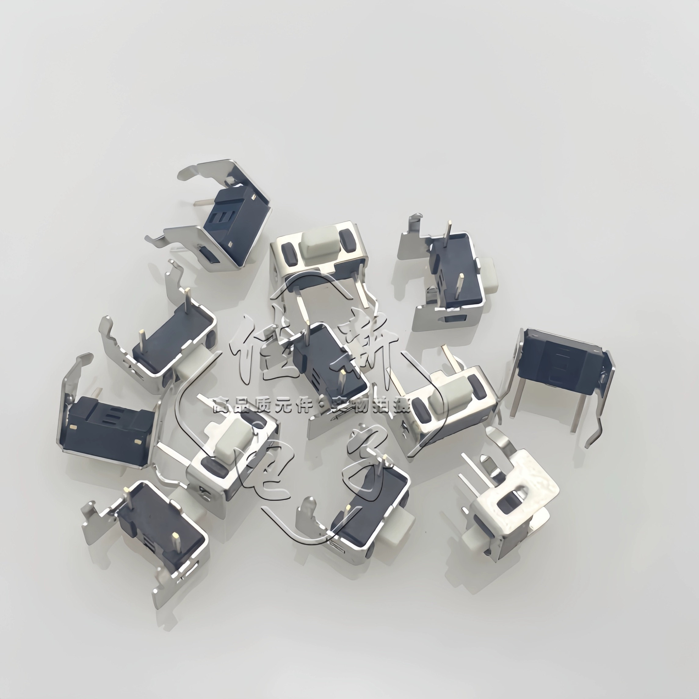 侧按/带支架3*6*5mm/轻触开关/按键按钮微动开关 直插 (50个)图片