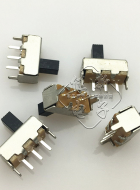 拨动开关 SS-12F43 二挡立式 1P2T SS12F43G5 玩具电源滑动开关