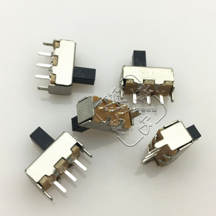 拨动开关 SS-12F43 二挡立式 1P2T SS12F43G5 玩具电源滑动开关