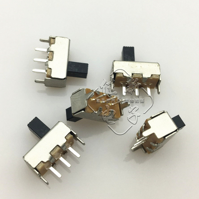拨动开关 SS-12F43 二挡立式 1P2T SS12F43G5 玩具电源滑动开关