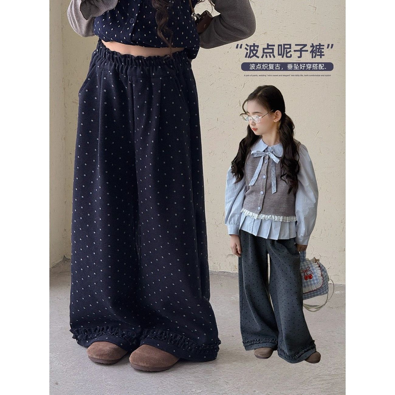 女童裤子2026新款儿童春