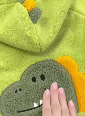 儿童连帽外套秋冬宝宝加