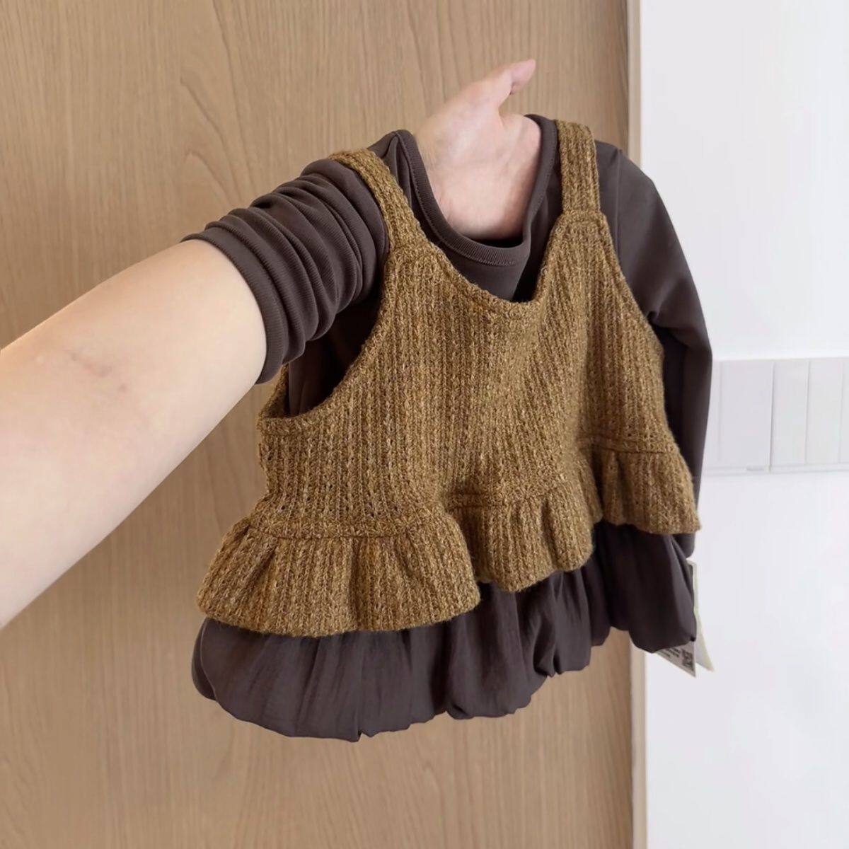 女童韩版秋季套装复古风