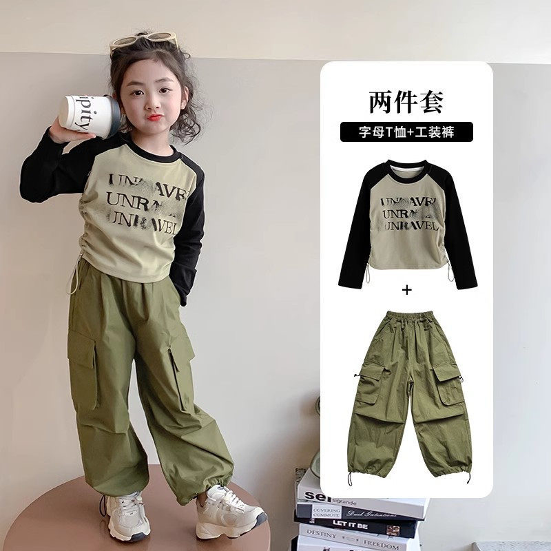 女童套装春秋款2025新款