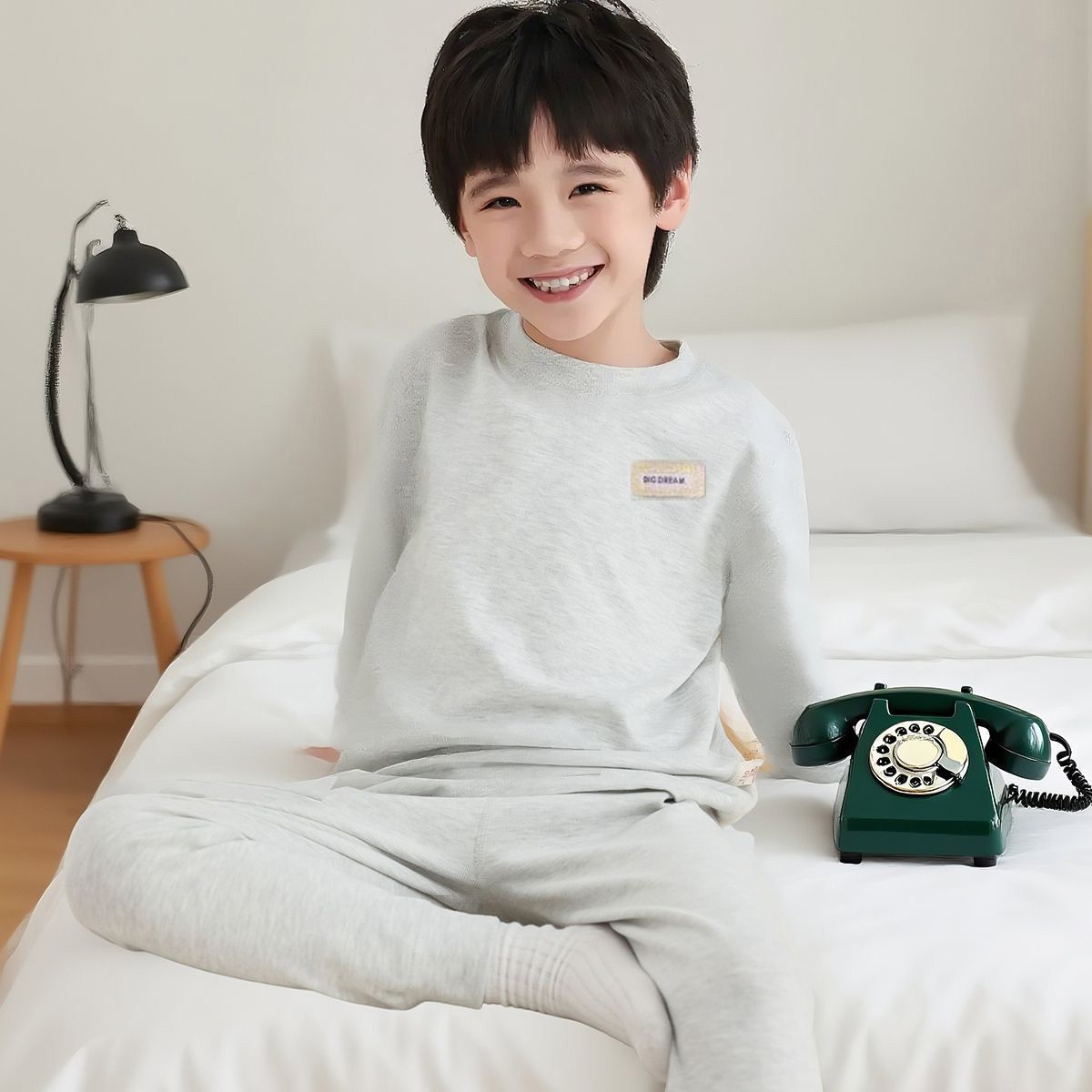儿童居家服套装春秋款男