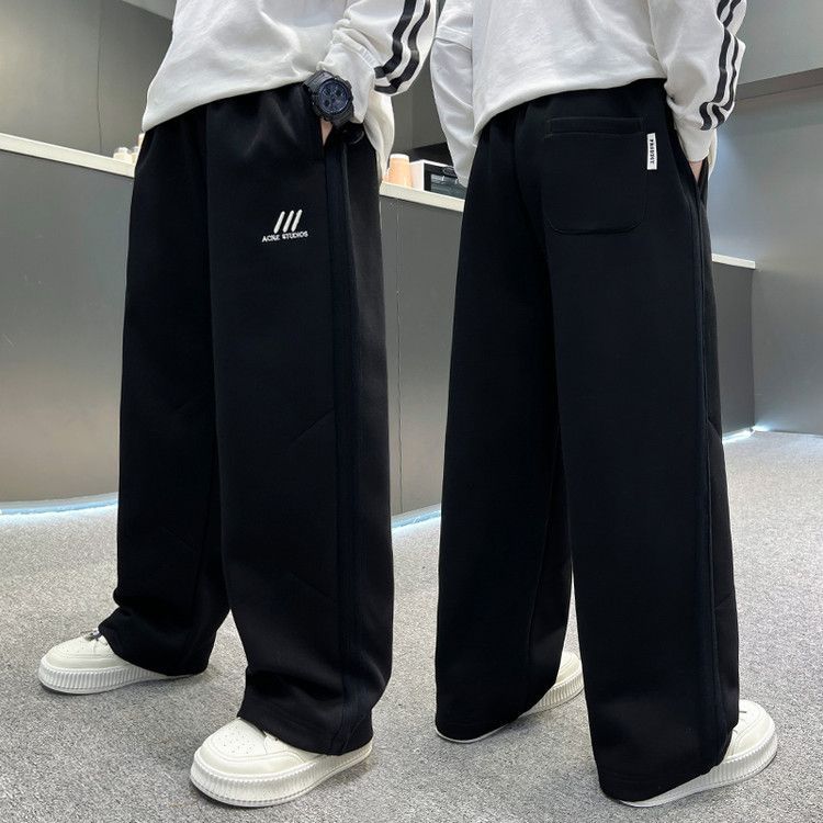 男童裤子新款儿童直筒运