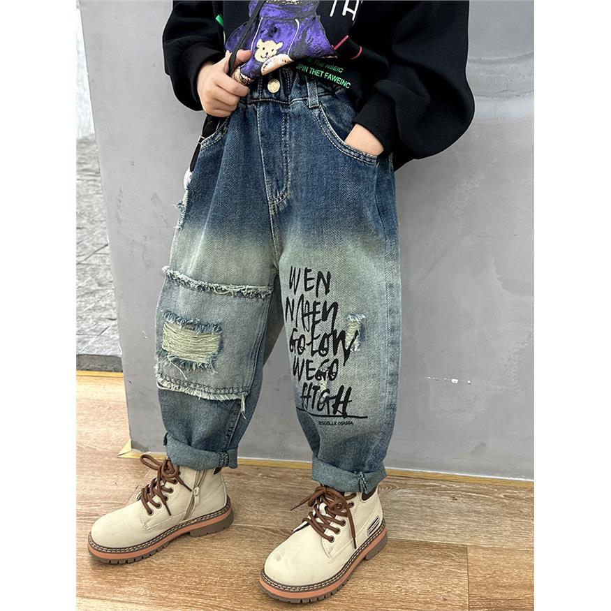 儿童裤子春秋款男童潮流