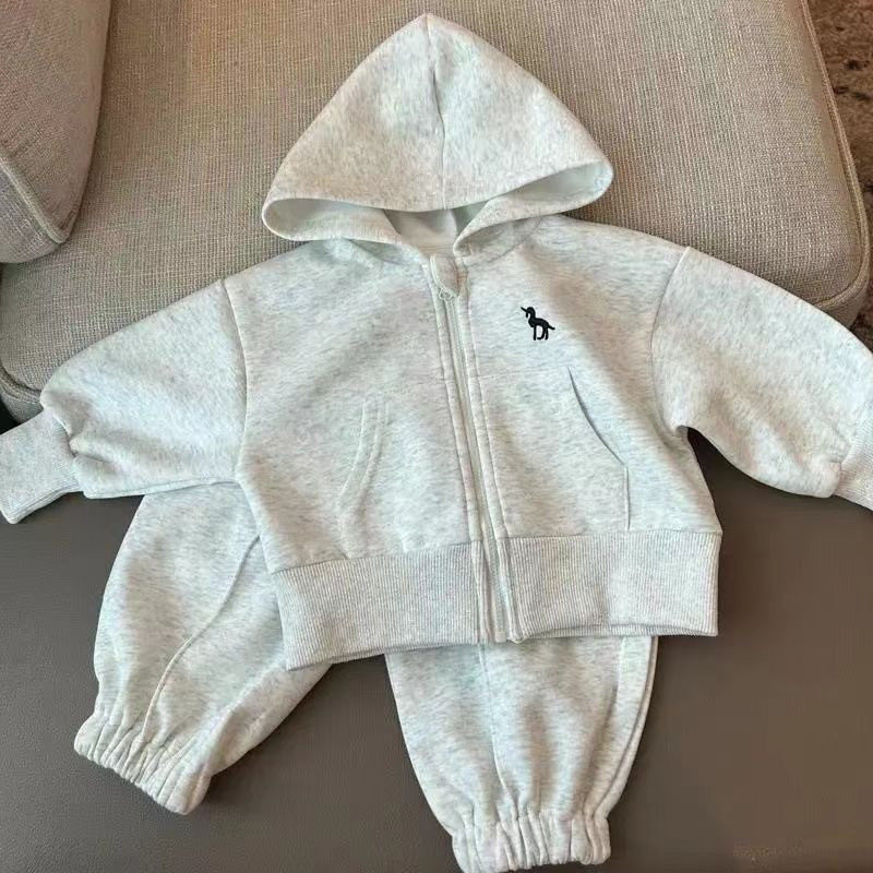 儿童卫衣女童加厚套装202