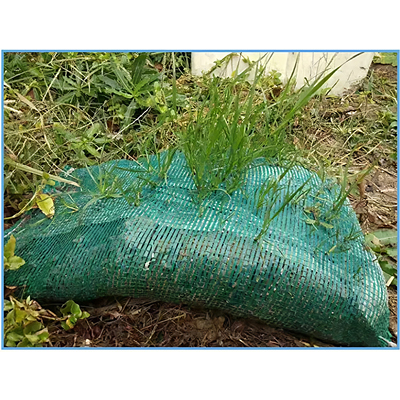 绿化护坡植生袋生态边坡防护河道防汛编织网袋草籽种植框架梁装土