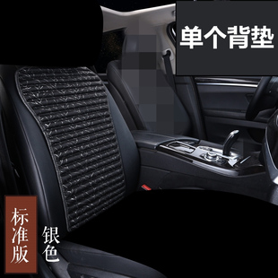 通用 亚麻龙纹汽车背垫靠垫荞麦壳通风透气车型通用经久耐用四季