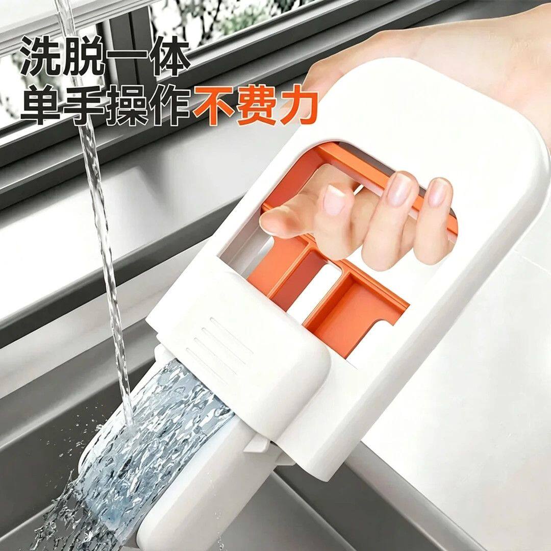 迷你小拖把代替抹布吸水