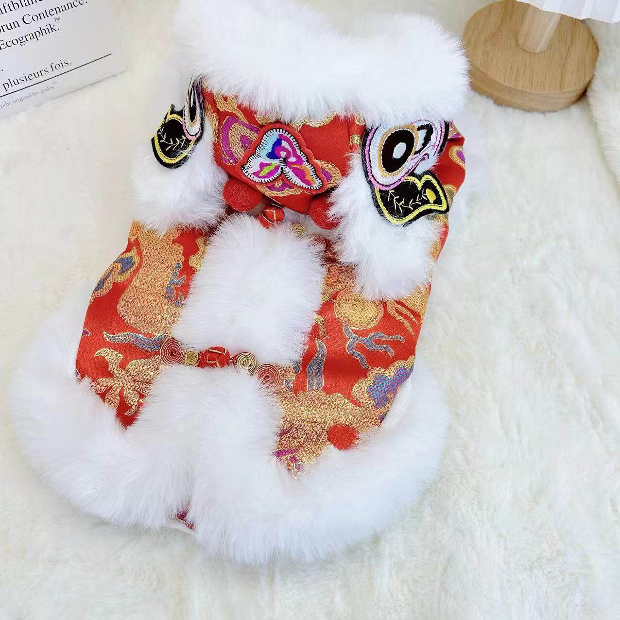 新年喜庆装狗狗衣服唐装