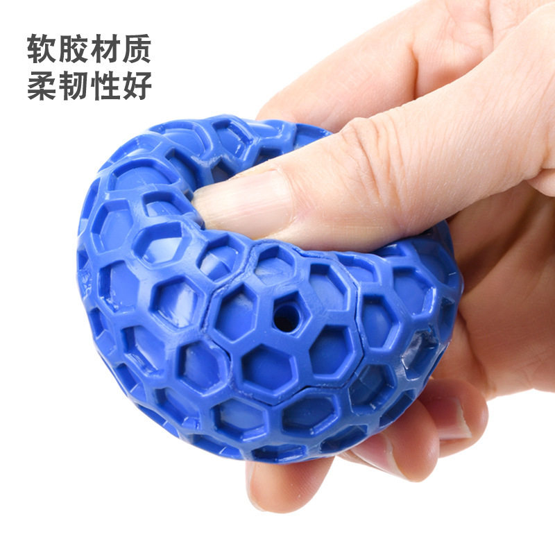 蜂窝发声球耐咬橡胶材质
