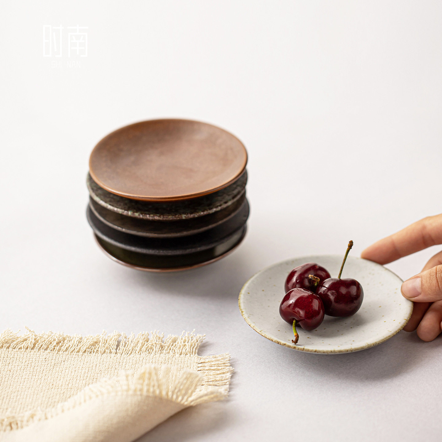 中式复古陶瓷小碟子家用