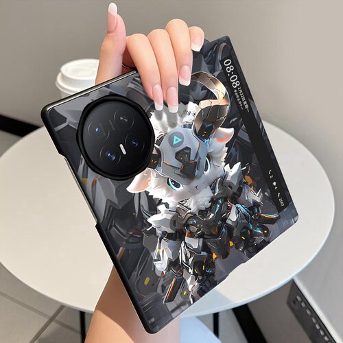 机械羊适用荣耀MagicV6手机壳翻盖皮套MagicV5折叠屏MagicV3智能视窗MagicVs3磁吸V2全包MagicVs2保护套