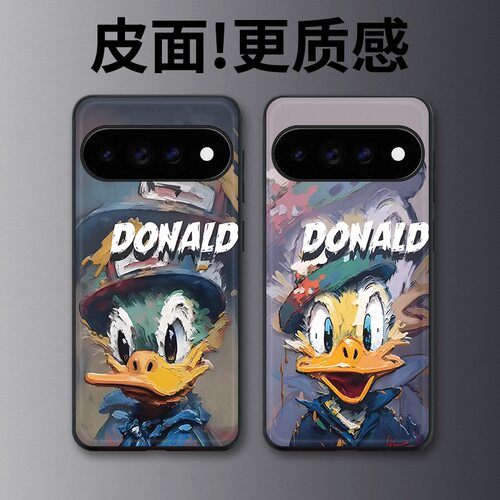 暗黑玩偶适用谷歌Pixel11proXL手机壳Pixel10手机壳皮纹Pixel9pro个性10proXL/Pixel11/8pro/7pro/6保护套