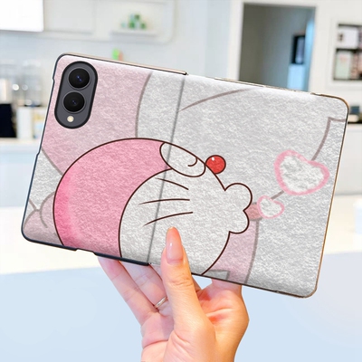 甜蜜哆啦适用三星ZFold8手机壳翻盖皮套全包新款磁吸GalaxyZFold8阔折叠屏保护套个性潮牌高级防摔手机套