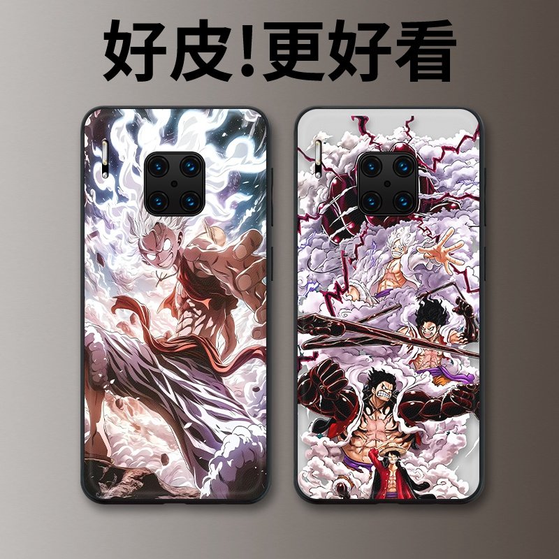 霸气路飞适用华为Mate30rs保时捷手机壳高级皮革纹Mate20RS保时捷个性潮牌MateRS超薄镜头全包防摔保护套