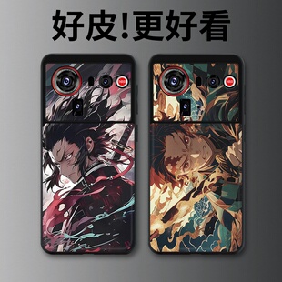 剑影霜寒适用努比亚Z80Ultra手机壳皮革纹Z70Ultra个性潮牌Z60Ultra新款Z50全包Z50Ultra防摔Z40SPro保护套
