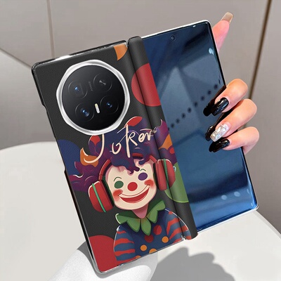 半身小丑适用荣耀MagicV6手机壳磁吸中轴MagicV5皮套MagicV3折叠屏MagicVs3/MagicV2rsr电镀MagicVs2保护套