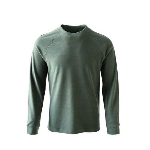 德绒秋冬男士情侣高弹运动长袖T