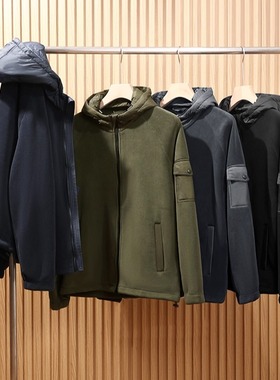 459欧元！580G奥粒绒PSENY柜货！秋冬男士情侣御寒保暖连帽卫衣潮